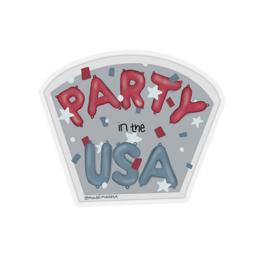 Party in the USA Sticker