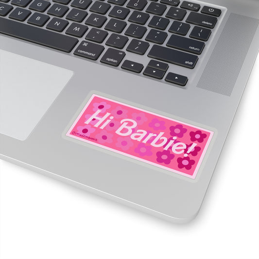 Hi Barbie! Sticker