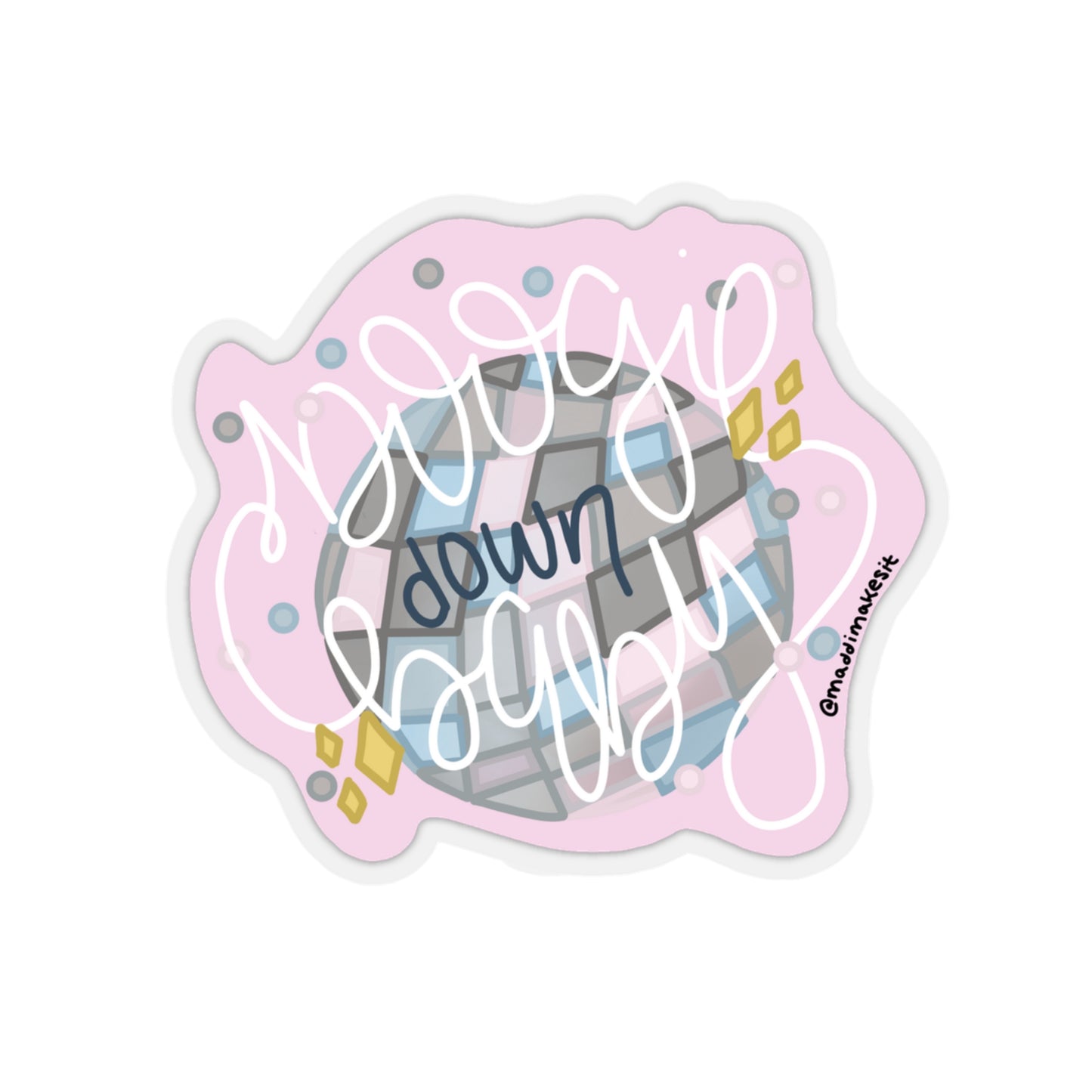 Boogie Down Baby Sticker